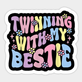 Friends Twinning With My Bestie Spirit Week Girls Sticker
